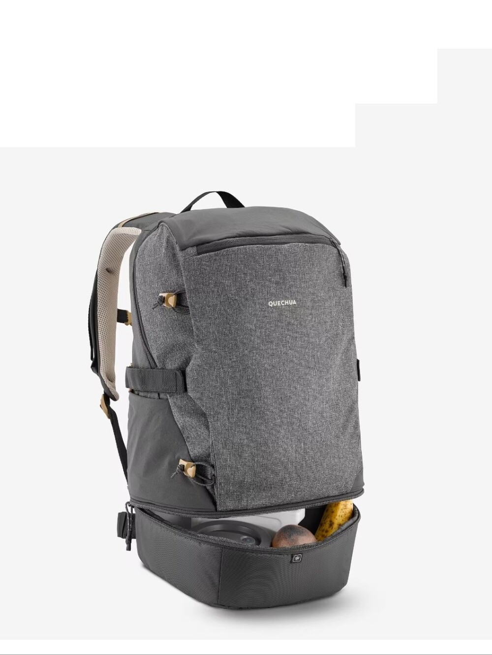 QUECHUA/Decatlon Arpenaz 500 30L insulated hiking backpack - Ice grey